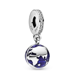 Nur Silver Our Blue Planet Sallantılı Gümüş Charm NUR-BL00306