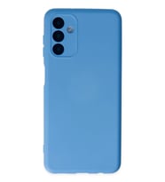 Galaxy A04S Kılıf Nano içi Kadife Silikon - Mavi