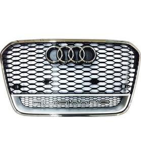 Audi A6 Rs6 Ön Panjur Izgara 2012 / 2014 Krom Siyah Quattro