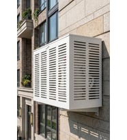 Klima Motoru/Dış Ünite Gizleme/Koruma Kafesi XL 120x62x150(H) Slotted