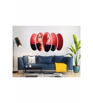 KADIN SAÇ MODELİ KUAFÖR MDF TABLO-1021