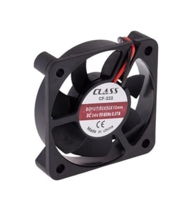 Class 50X50X10 Dc 24V Aksiyel Fan Cf 222 (Siyah)