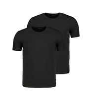 İKİLİ SET T8569 DEWBERRY BİSİKLET YAKA ERKEK T-SHIRT-KOYU SİYAH-KOYU SİYAH (Karışık)