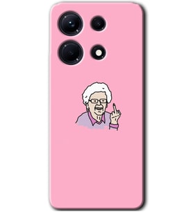 İnfinix Note 30 Pro Kılıf HD Desen Baskılı Kılıf - Bad Grandmother