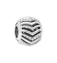 Nur Silver Geçişli Gümüş Charm NUR-BL09995