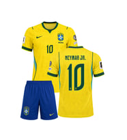 Neymar Jr Brezilya 2026 Dünya Kupası 3'lü Çocuk Futbol Forma Seti ( Forma,şort ve çorap )