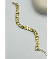 Çelik Gold Zincir Bileklik - 25-blk127