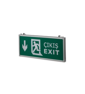 Noas Aşağı Çift Yönlü Acil Çıkış Armatürü 3W YLX-2003