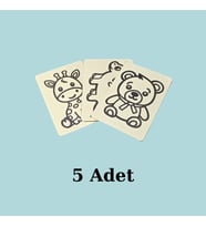 Kum Boyama Seti 5 Adet A5 Boyutunda (20x13.5)