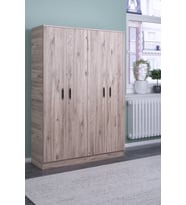 GUBİBO ABETE-4 KAPILI 2 ÇEKMECELİ GARDIROP(ELBİSE DOLABI-YÜKLÜK)-ATLANTİK ÇAM