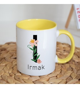 Kişiye Özel I Baş Harf ve İsimli Kupa Bardak
