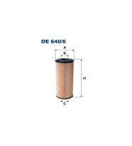 YAĞ FİLTRESİ MERCEDES W169 /W245 A SERİ 04-11 OM 640 A6401800009 FLT-OE640/6