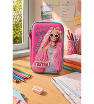 Barbie Eva Kalem Çantası B-7785 Büyük Kalem Kutusu Okul Kalemliği Kırtasiye Malzeme Çantası