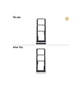 Samsung Galaxy A70 Sim İç Yuvası Çiftli Çiftli sim yuvası ikili sim tepsisi çiftli sim aparatı dual sim çekmecesi