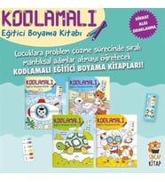 Kodlamalı Eğitici Boyama Kitabı 4-6 Yaş (4 Kitap Takım)