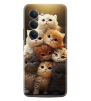Xiaomi Redmi 15 Kılıf Boutique Baskılı Resimli Kedicikler Pcode -027