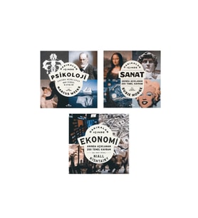 Dakikalar Içinde Psikoloji + Dakikalar Içinde Sanat + Dakikalar Içinde Ekonomi- 3 Kitap Set