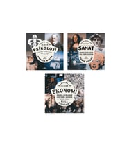 Dakikalar Içinde Psikoloji + Dakikalar Içinde Sanat + Dakikalar Içinde Ekonomi- 3 Kitap Set
