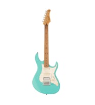 Cort G200SE SFG Elektro Gitar Deniz Köpüğü Yeşili Renk, Vintage Tasarım, Akçaağaç Sap, Çift Yönlü Tremolo