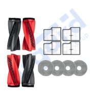 Roborock Saros 10- Saros 10R Uyumlu 2 Ana Fırça 4 Filtre 4 Mop PKT-iasgf0000862