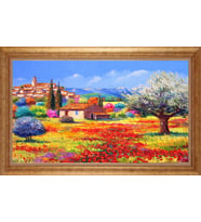 ALTIN ÇERÇEVELİ PASPARTULU TABLO CR842
