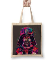 Darth Vader Paint 2 Bez Çanta Uzun Saplı