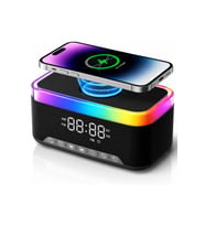 Jedel SA-148 Dijital Saatli Bluetooth Hoparlör ve 15W Hızlı Kablosuz Şarj İstasyonu
