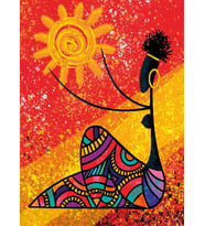 Nova Puzzle 1000 Parça Güneş ve Afrikalı Kadın - 41059