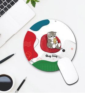 Kişiye Özel Kedi Tasarımlı Mouse Pad 126