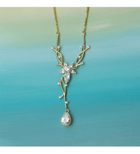 Saklı Takı 925 Ayar Gümüş Sarmaşık Elegant Kolye