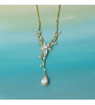 Saklı Takı 925 Ayar Gümüş Sarmaşık Elegant Kolye