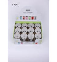 Cam Baharatlık Demir Kapaklı 1 Adet Royaleks-MTR-2203-06
