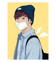 Hadi Uçalım Jungkookie Tablo Ahşap Poster Dekoratif Kod2171