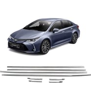 Toyota Corolla krom cam çıtası (Sadece Alt Kısım) 2023+ Sonrası