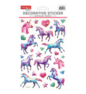 Tanex Unicorn 3-D Serisi Puffy Etiketi TNX-25364