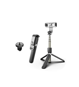 Bluetooth selfie ışıklı tripod uyumlu akıllı telefon aksesuarı