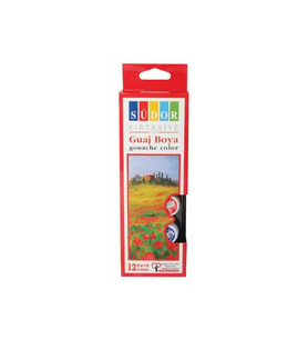Südor Guaj Boya Şişe 12 Renk 15 ML SD525 (Karışık)