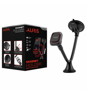 AURIS ARS-H7 360° Cam Vantuzlu Manyetik Araç İçi Telefon Tutucu