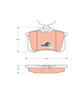 FREN BALATASI ARKA GOLF PASSAT