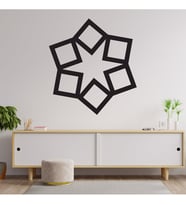 Yıldız  Desen  Ahşap Tablo