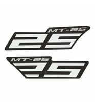 YAMAHA  MT-25 UYUMLU BEYAZ YAN STICKER SET
