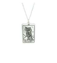 Kişiye Özel 925 Ayar Gümüş The Hermit Tarot Kolye