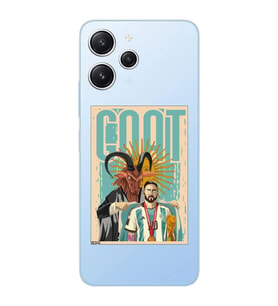 Xiaomi REDMI 12 Uyumlu Lionel Messi Desenli Şeffaf Telefon Kılıfı