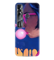 Tecno Spark 6 6 Go 8C 8 Pro 7 7 Spark 9 Pro Kılıf Desemli Silikon Sakız ve Kız 1767
