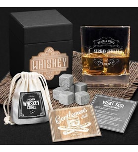 Kişiye Özel Premium Kutulu Viski Bardak Seti