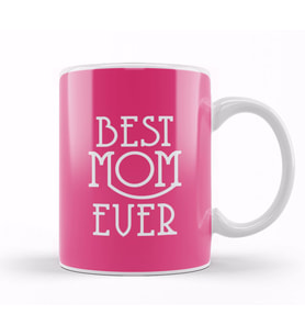 Best Mom Ever Anneler Günü 02 Kupa Bardak Porselen