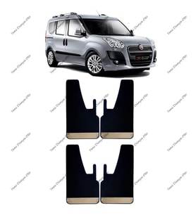 Fiat Doblo D3 2010-2018 Model 4lü Krom Paçalık, Çamurluk, Tozluk FIA0SX024