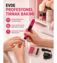 Profesyonel Tırnak Matkap Makinesi - Usb Şarjlı, Ayarlanabilir Hız, Düşük Titreşimli Ve Sessiz Çalışma