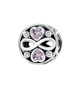 Nur Silver Kalpli Sonsuzluk Gümüş Charm NUR-BL00002