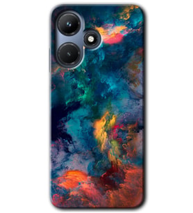 İnfinix Hot 30i Kılıf HD Desen Baskılı Kılıf - Color Storm